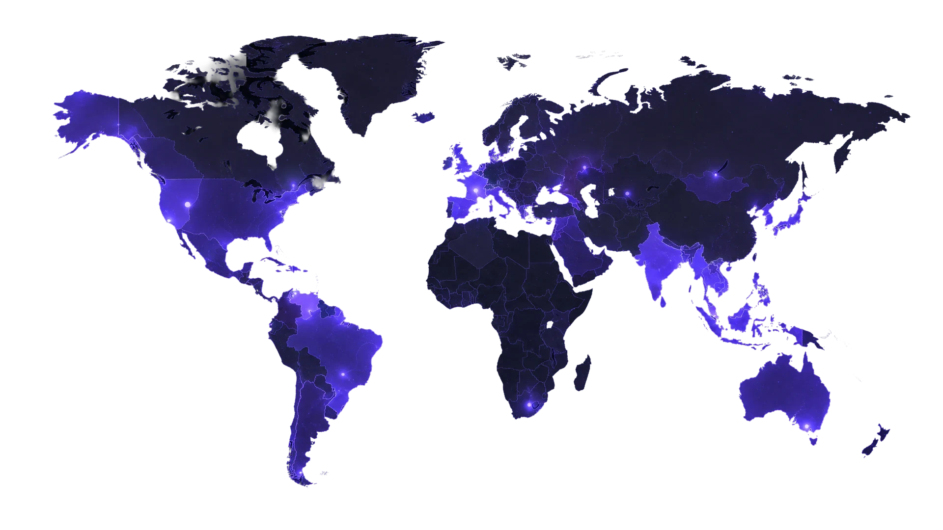Cube global payment coverage map